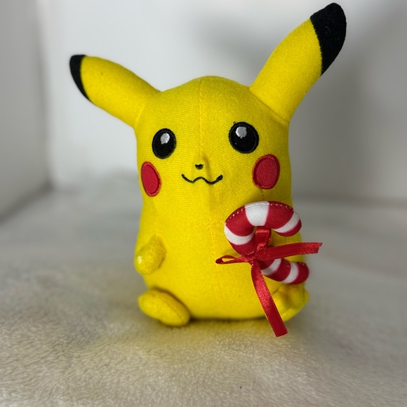 Pokemon Other - Pokemon Pikachu Candy Cane Plush 7” Toy Factory 2020 Official